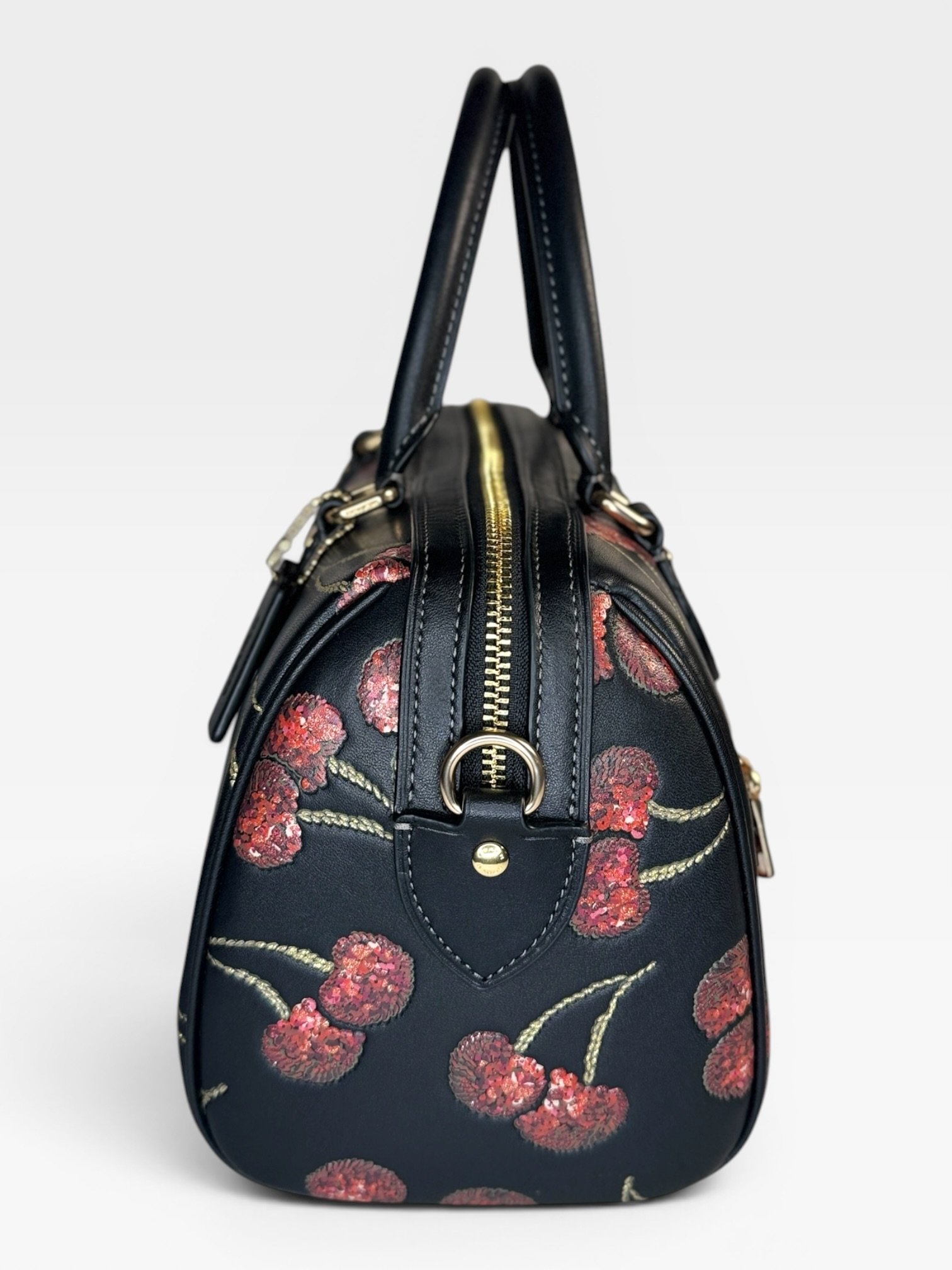 Coach Rowan Satchel Bag With Cherry Print CCZ15 - Image 4
