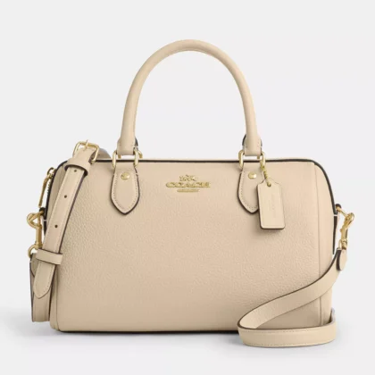Coach Rowan Satchel Bag Ivory CV962