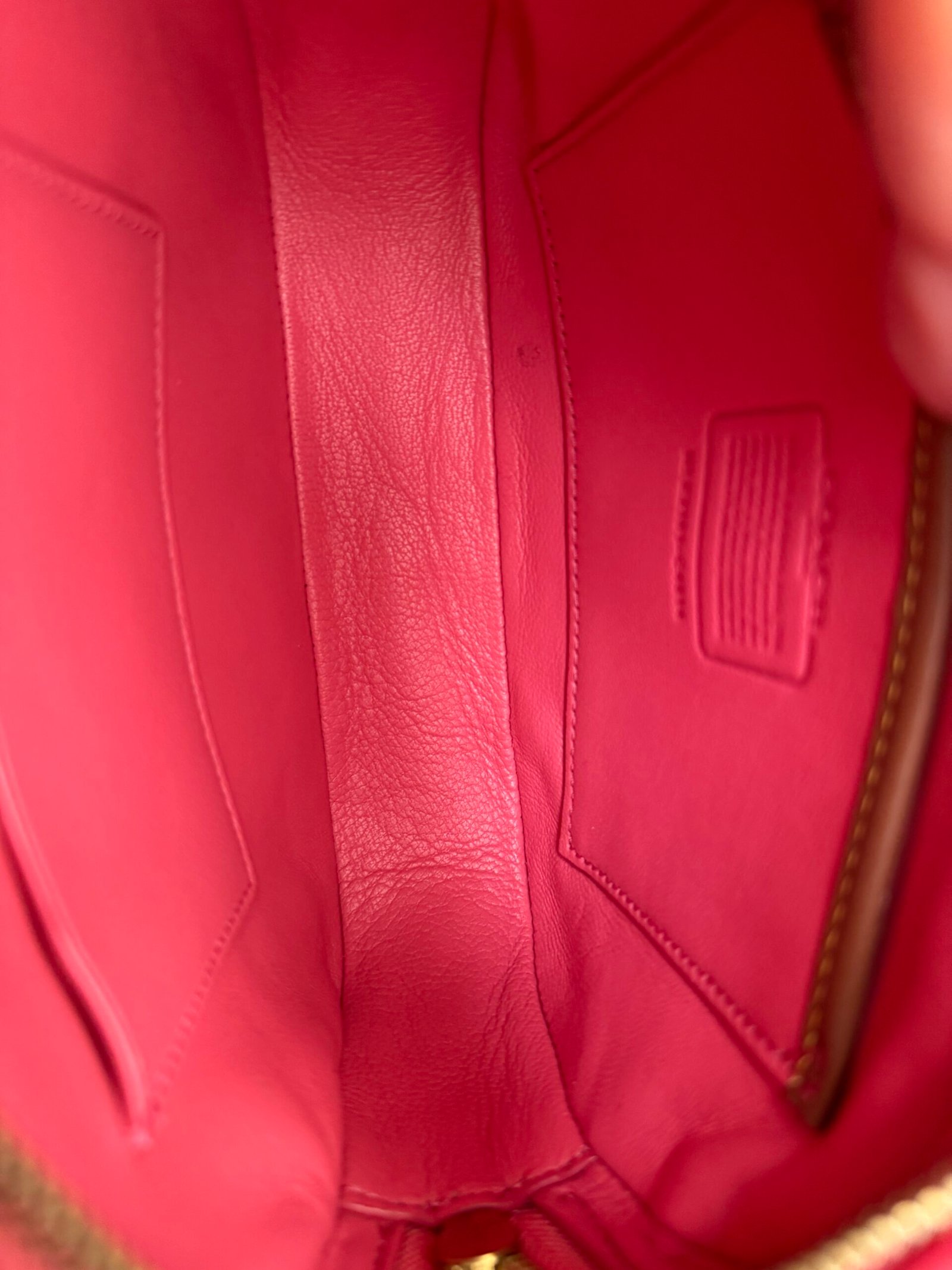 Coach Small Camera Bag With Quilting C4814 – Watermelon - Image 10