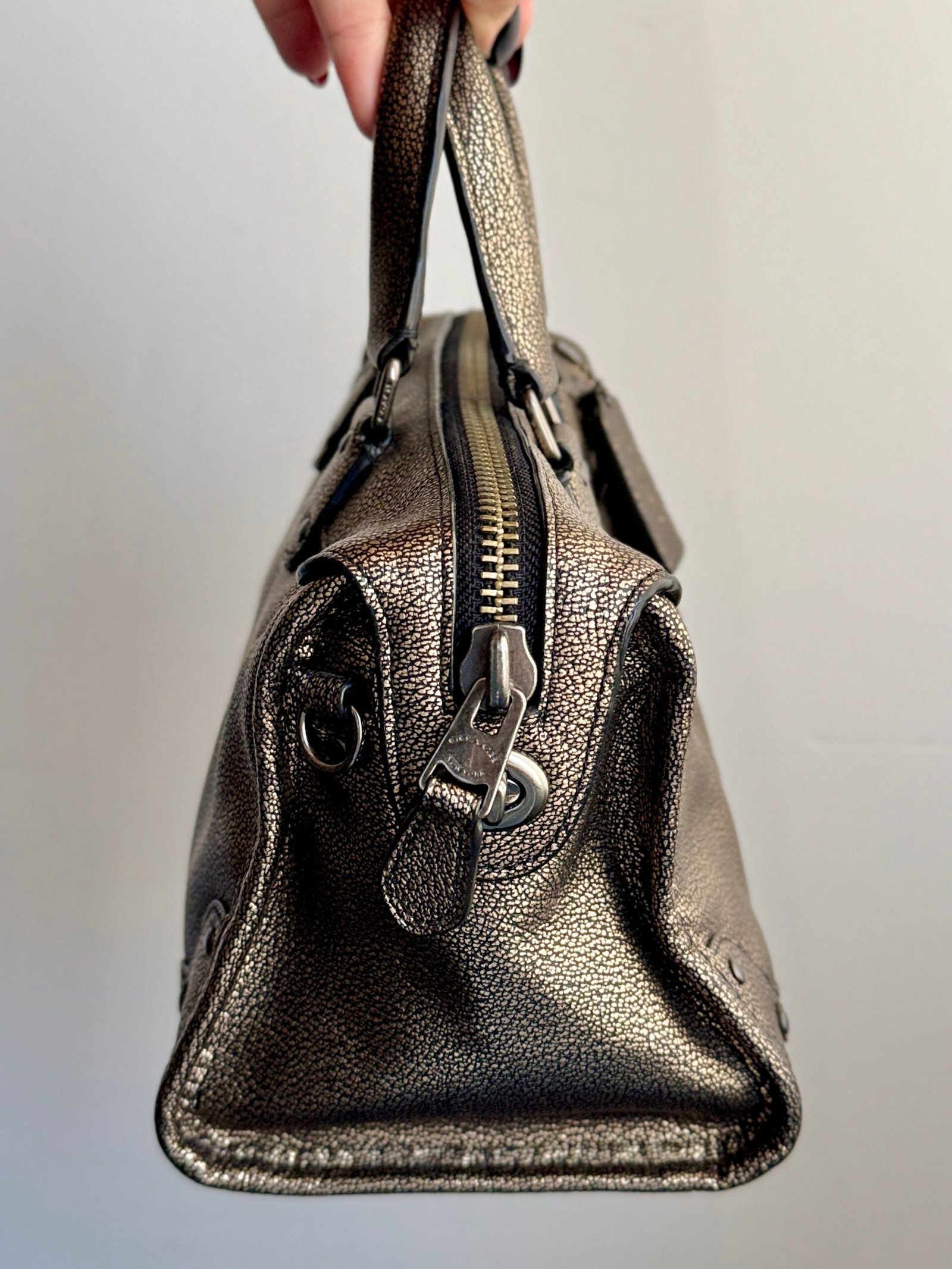 Coach Rhyder 24 Satchel 33684 – Metallic - Image 2