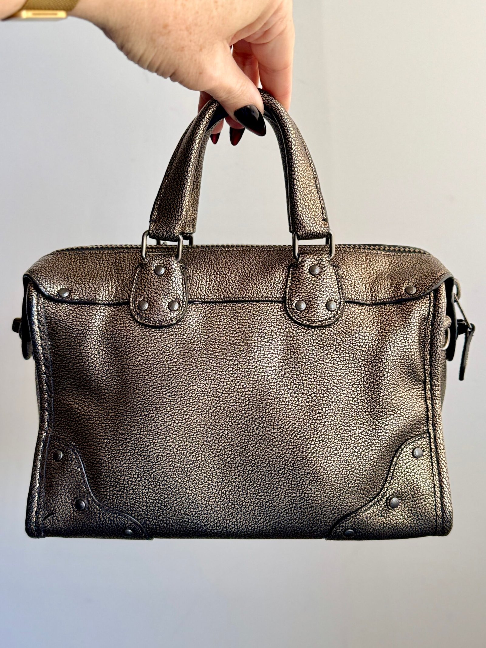 Coach Rhyder 24 Satchel 33684 – Metallic - Image 3
