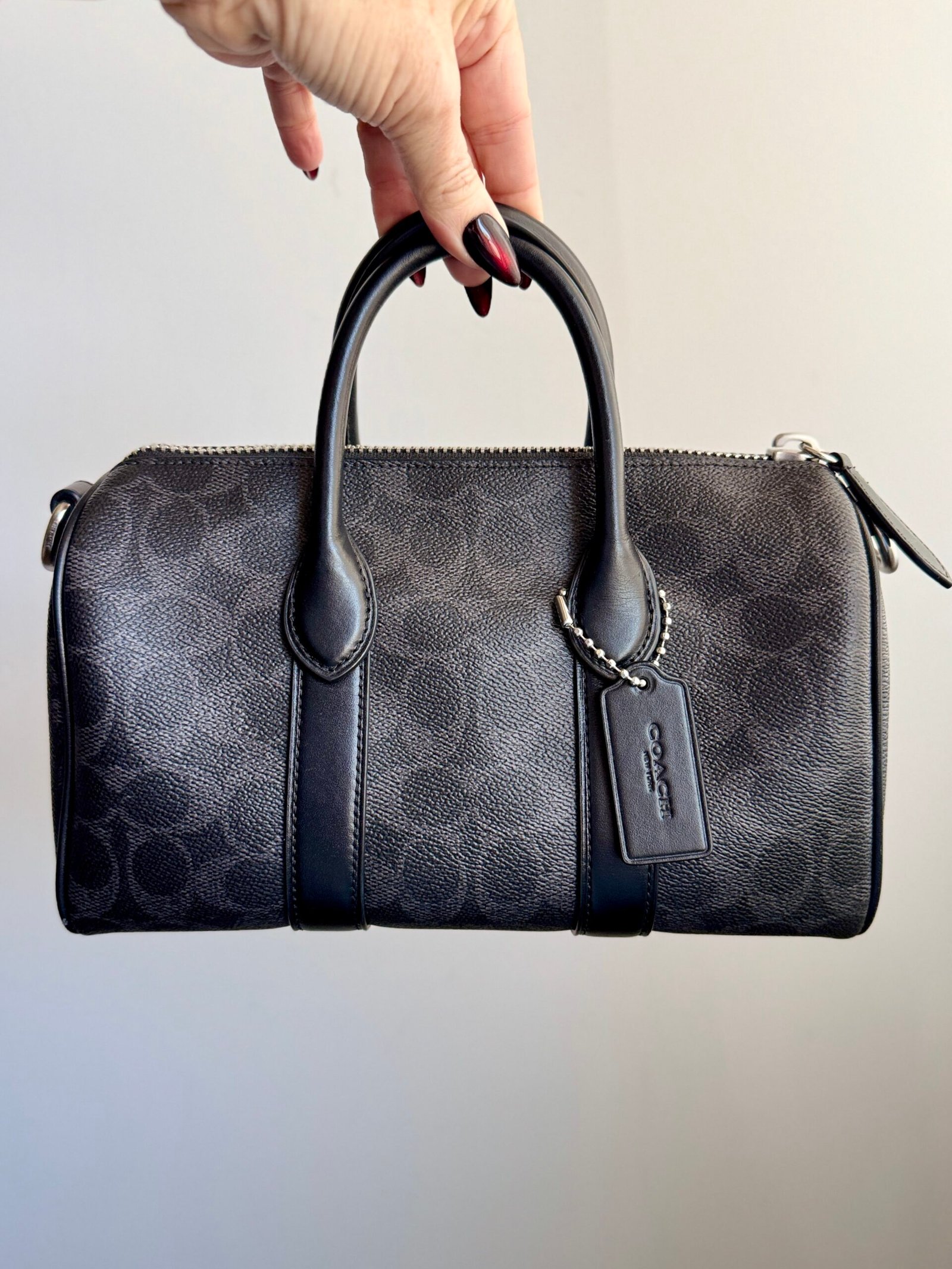 Coach Compass Bag 25 CCF49 – Black Signature