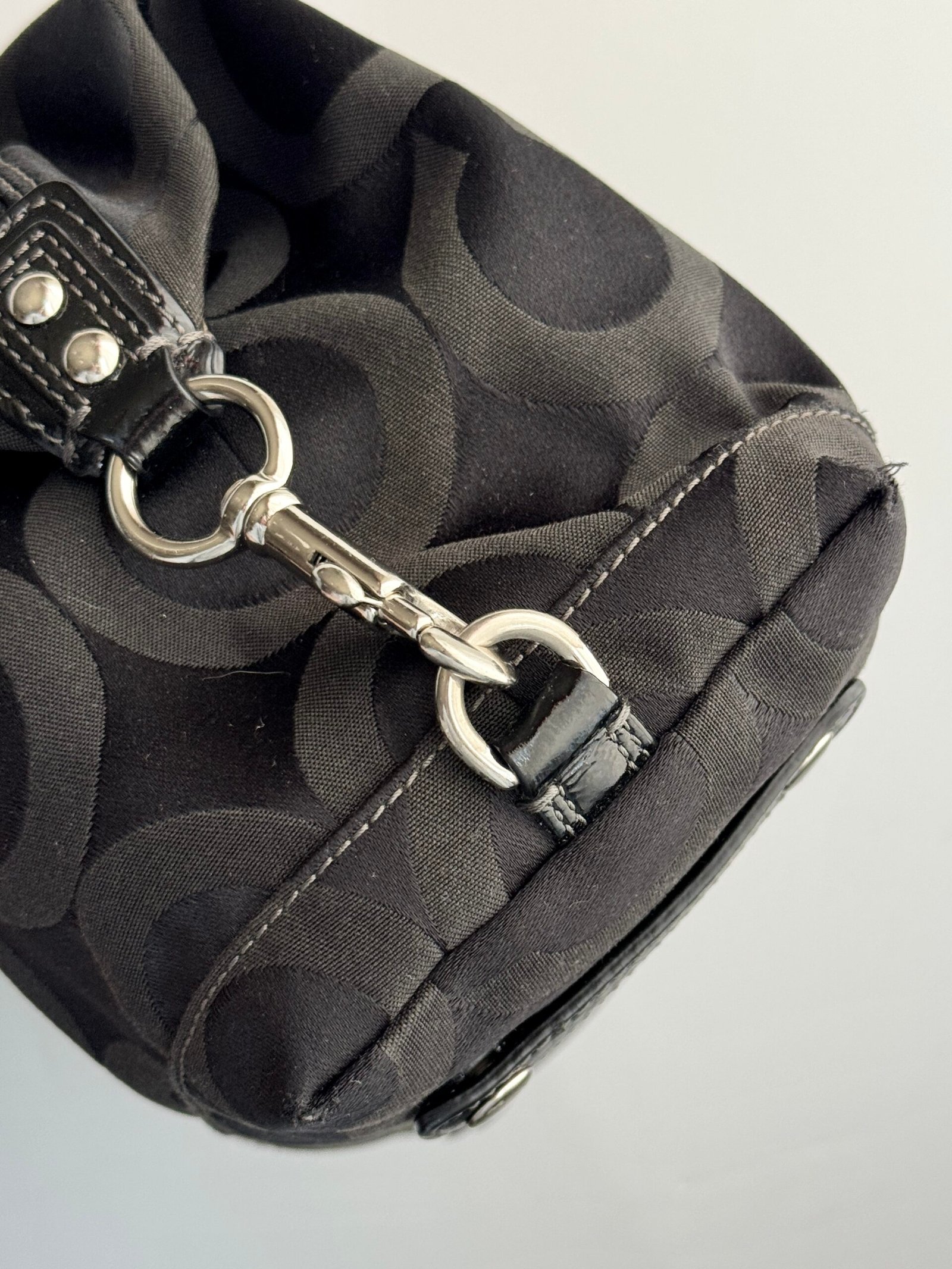 Coach Madison Op Art Sabrina Satchel 12947 – Black - Image 5