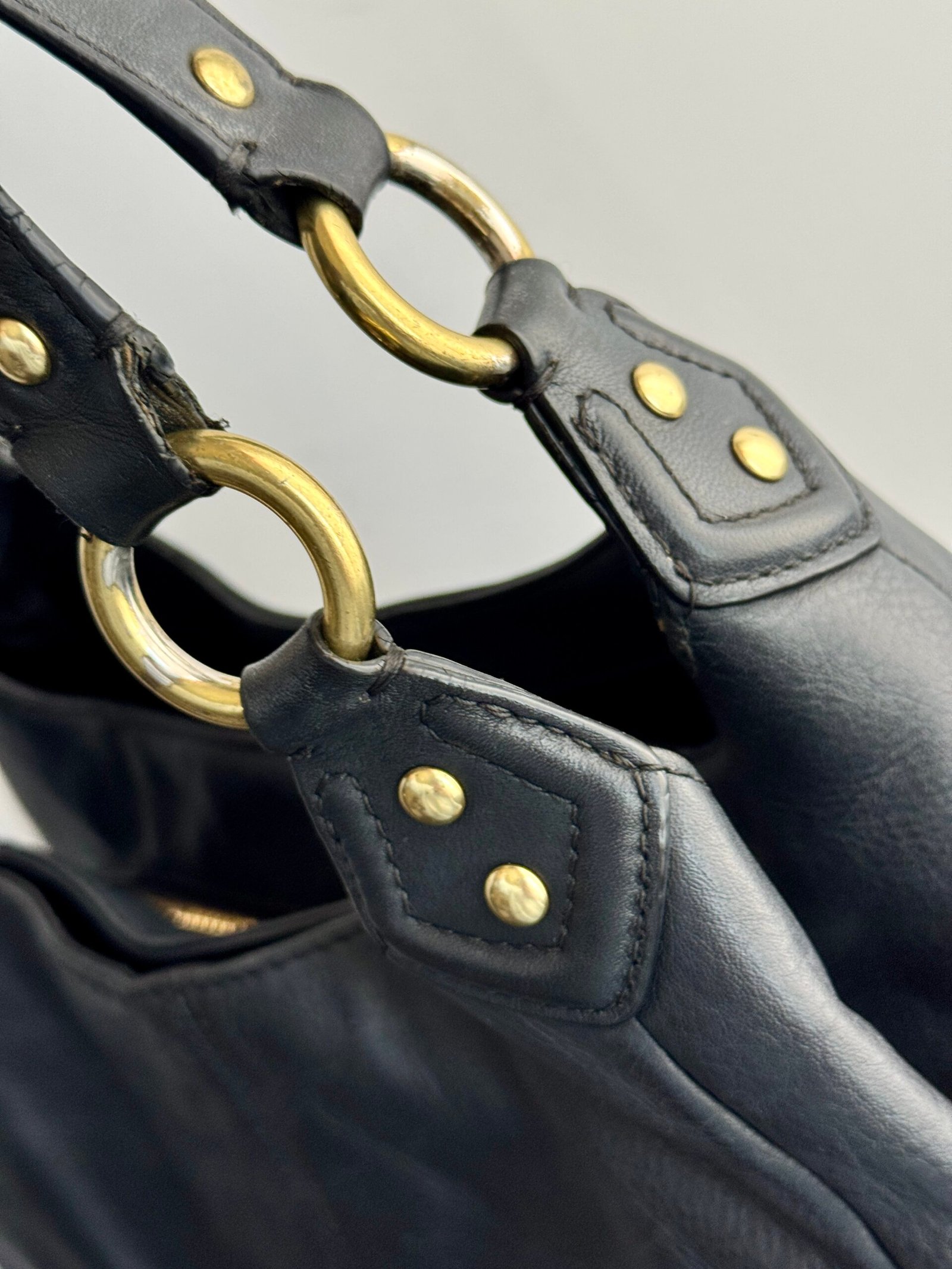 Coach Campbell Leather Hobo F24686 – Black - Image 8