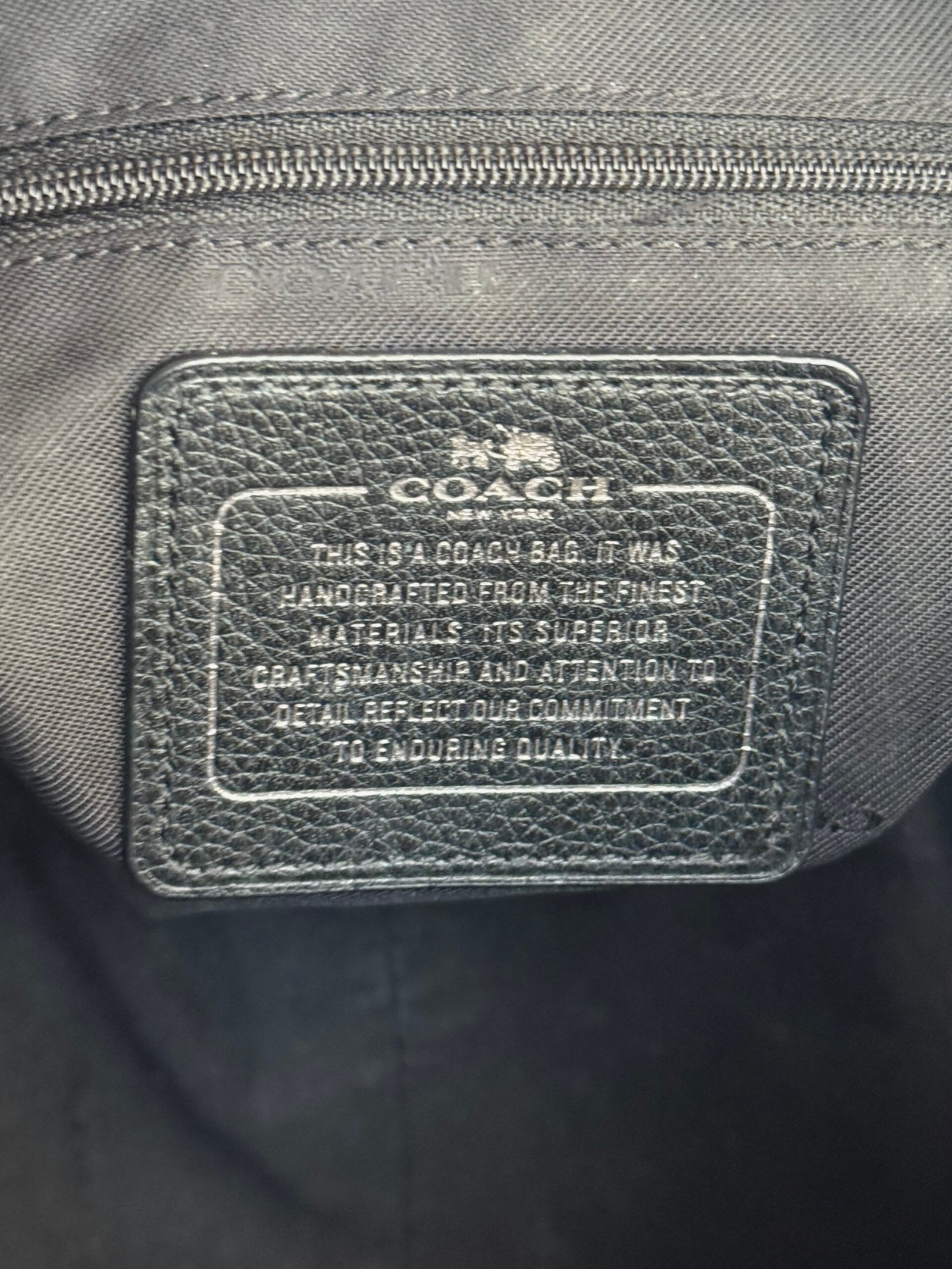 Coach Central Satchel 36306 + Lacquer Rivet Wristlet 12065 – Black Set - Image 11