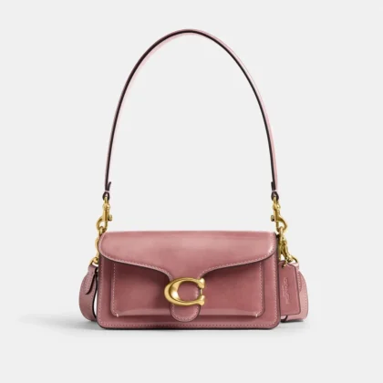 Coach Tabby Shoulder Bag 20 in Peony Spazzolato Leather CW632