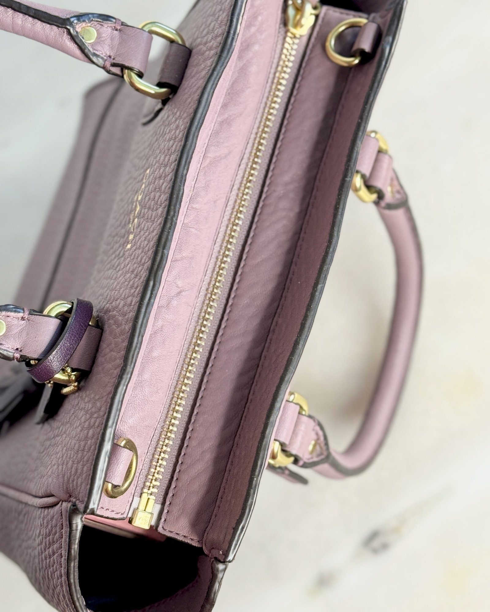 Coach Legacy Mini Tanner in Dusty Lilac Leather 50486 - Image 8