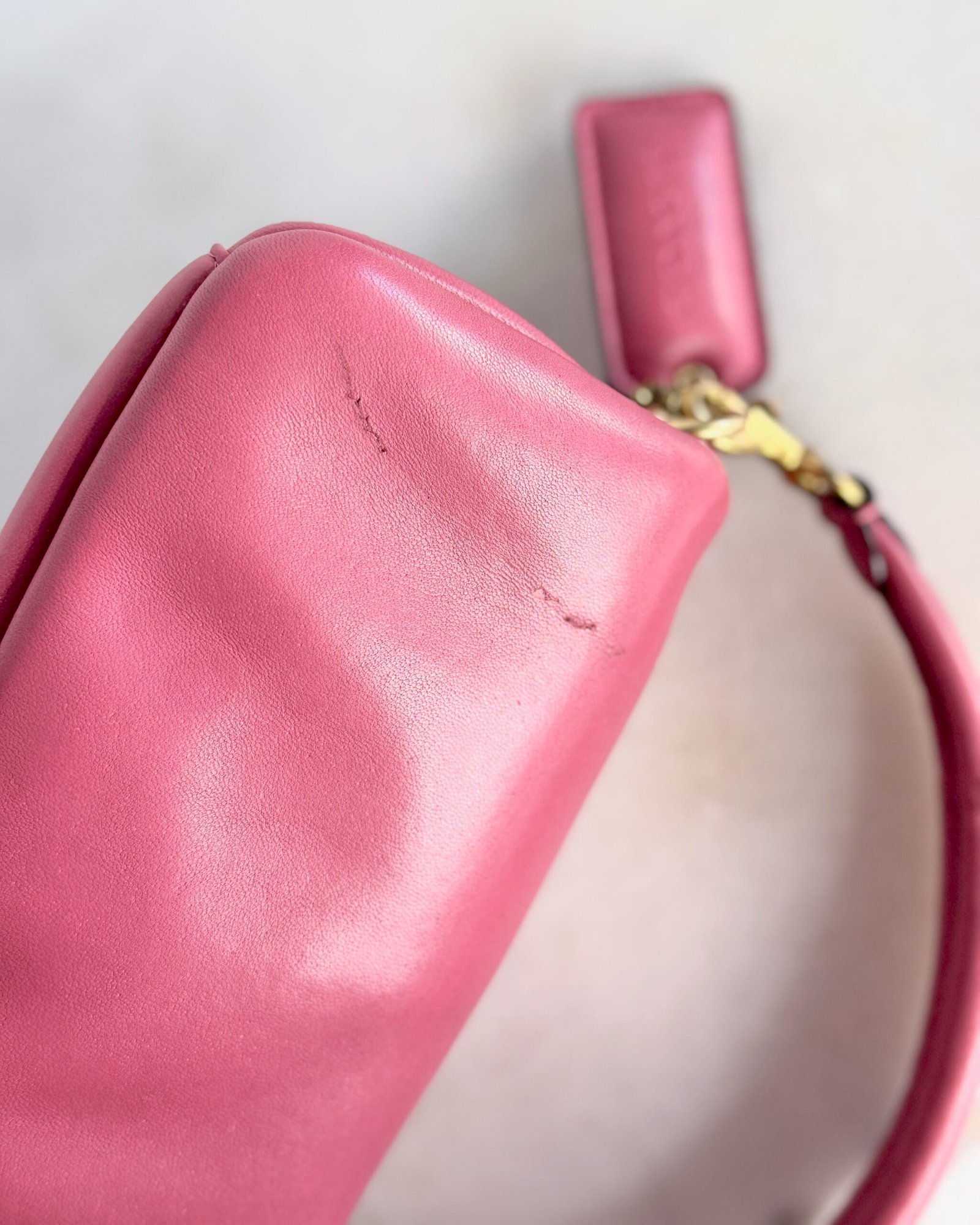 Coach Pillow Tabby Shoulder Bag 18 in Rouge Pink C3880 - Image 5