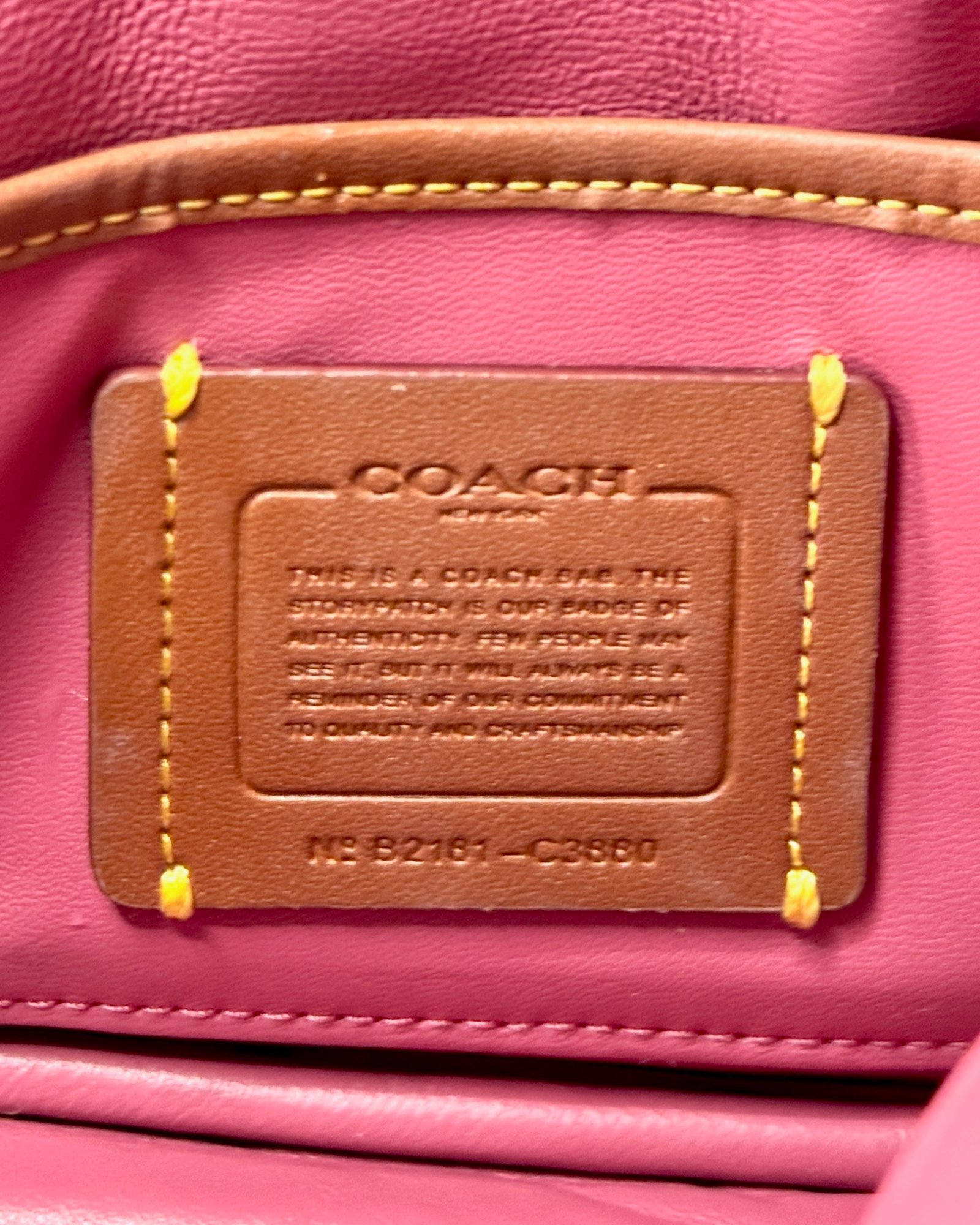 Coach Pillow Tabby Shoulder Bag 18 in Rouge Pink C3880 - Image 11
