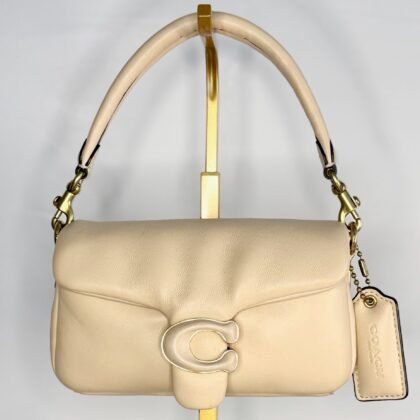 Coach Pillow Tabby Shoulder Bag 18 in Ivory C3880