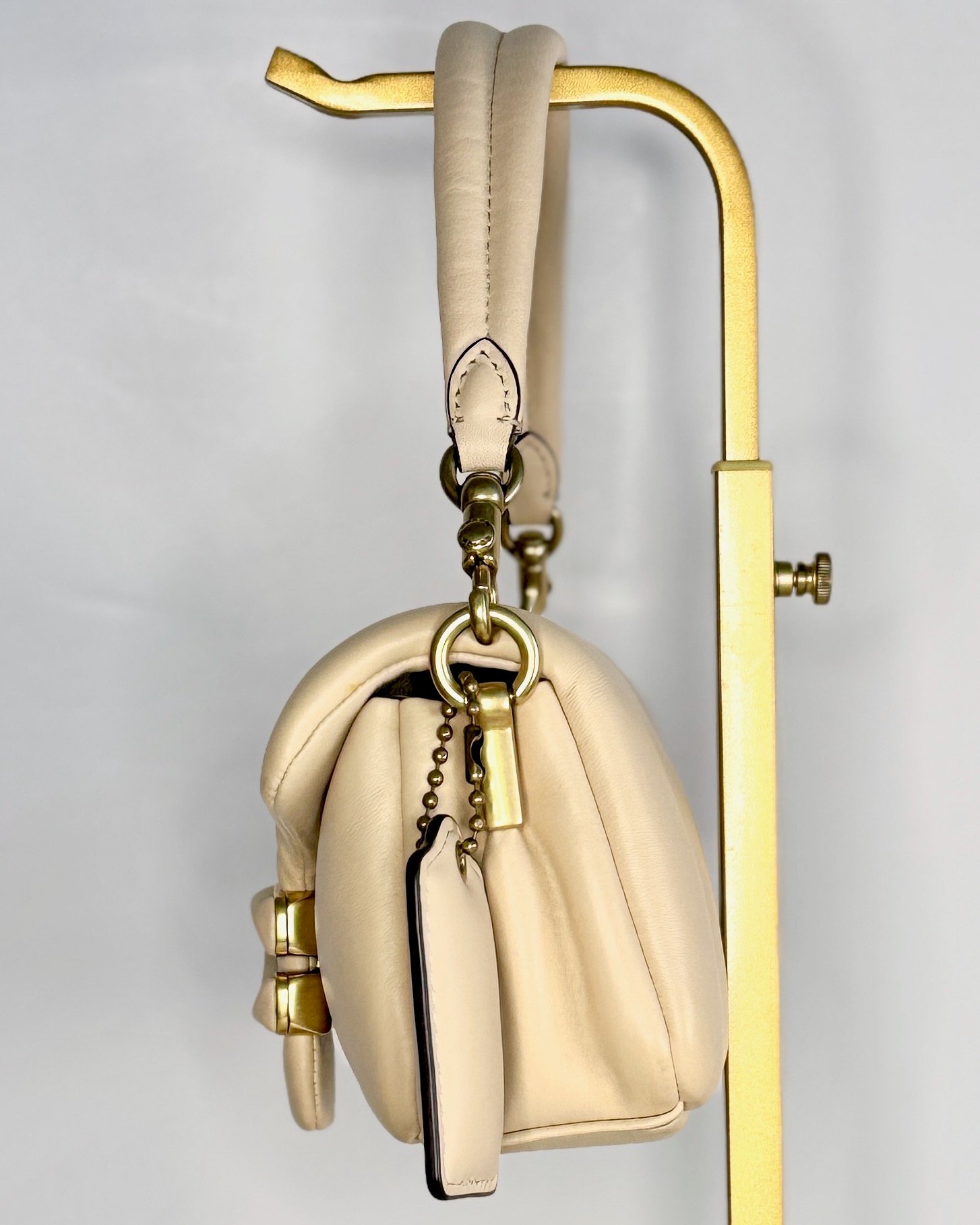 Coach Pillow Tabby Shoulder Bag 18 in Ivory C3880 - Image 4