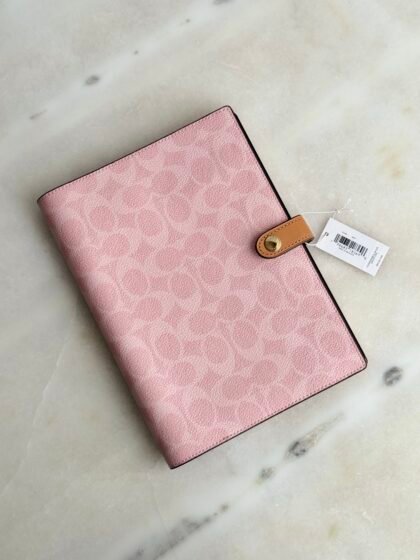 Coach Powder Pink Notebook CEA49