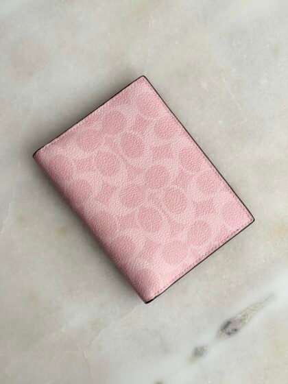 Coach Powder Pink Passport Case CW170